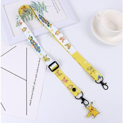 Fashion Pokemon Two-Dimensional Anime Accessories Toys Diagonal Mobile Phone Strap Pokemon Portable Phone Pendant Women Gifts