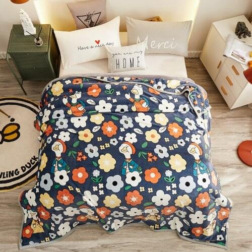 Travel High quality Thicken plush bedspread blanket 200x230cm High Density Super Soft Flannel Blanket for the sofa/Bed/Car SSXY