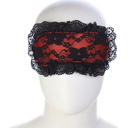 Wholesale Sexy Lingerie Black White Double Layer Lace BDSM Bondage Erotic Accessories Sex Game Tool Couple Sex Toys Cosplay