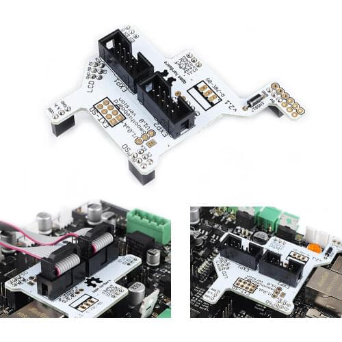 Smoothieboard 5X V1.1 Full Graphic LCD Adapter Plug And Play Module Board for 3D Printer Smoothieboard Smart controller parts