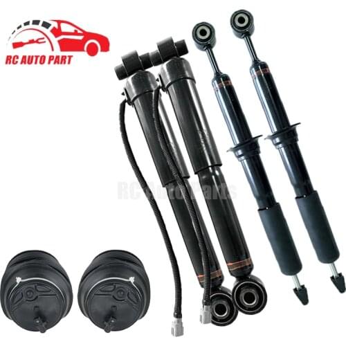 6PCS Fit Toyota Sequoia Front Rear Shock Absorbers Repair Kit With Electric Sensor 2007-2019 4851034010 4853034051 4808034010