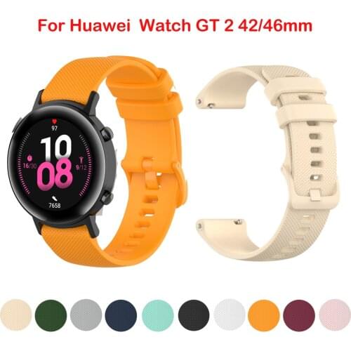 22 20mm Wrist Straps Band for Huawei Watch GT 42 46mm smartwatch for huawei watch GT 2 GT2 42 46mm watchBand Sport belt bracelet