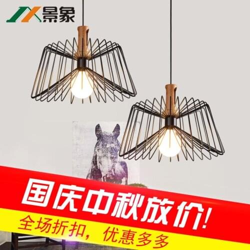 North European style restaurant, hanging lamp, study bedroom, modern simple rice, coffee shop, bar, personality engineering lamp