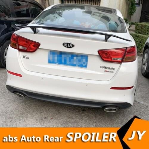 For KIA Optima Spoiler 2011-2018 K5 spoiler High Quality ABS Material Car Rear Wing Primer Color Rear Spoiler