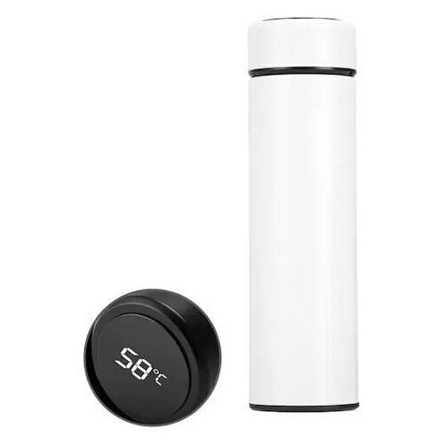 Thermos Onetick D8 LED Temperature Display Steel Thermos 500 ml White