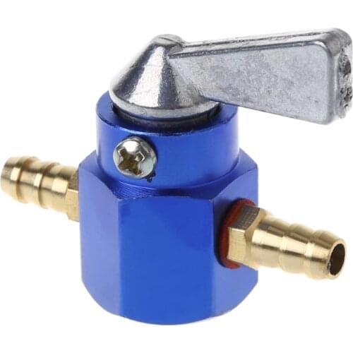 Universal 6mm In-Line Petrol / Fuel Tap Motorcycle On-OFF Petcock Fuel Switch F19A