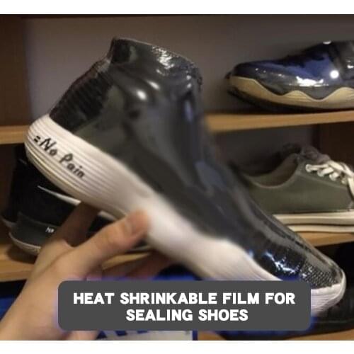 Heat shrinkable film blower for ball shoes heat shrinkable film for shoes 100 PACK