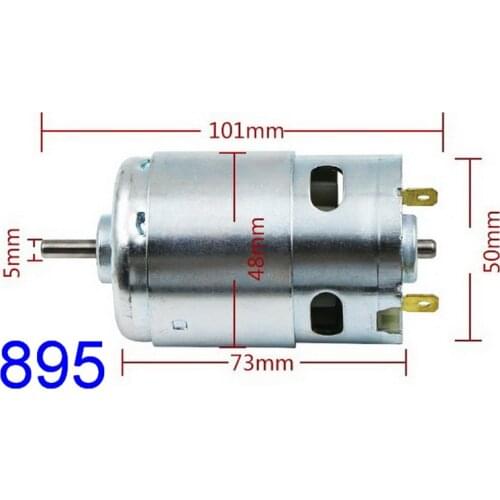 RS-895 DC 6V-24V 18V 9300RPM High Power Large Torque Ball bearing Carbon brush Motor For Drill&Screwdriver/Garden Electric Tools