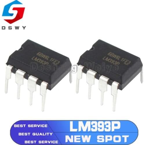 10PCS LM393P DIP8 LM393 DIP LM393N 393 DIP-8 New and Original IC