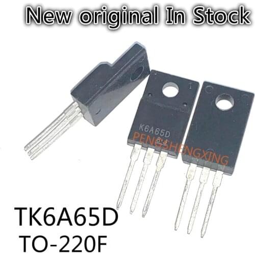 10PCS/LOT TK6A65D TO-220F K6A65D K6A65 TO220F 650V 5A New original spot hot sale