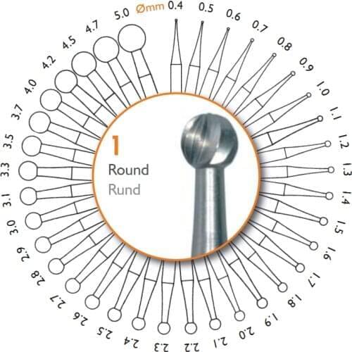 6pcs Alloy tungsten steel round burs jewelry Engraving carving tools Woodworking Router Bit Wood Milling Cutter handmade