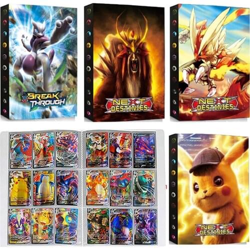 9 Pocket 432 Card Pokemon Album Holder Binder Anime Pokémon Map Playing Game Book Folder Loaded List Collection Kids Toy Gift