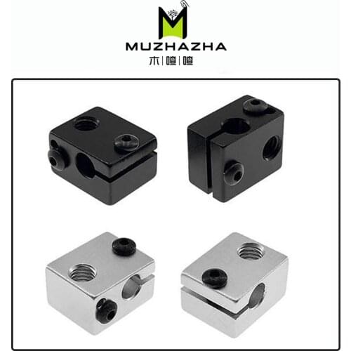 Aluminium V6 Heat Block For V5 V6 J-head Extruder HotEnd 3D Printers Parts Heater Hot End Heating Accessories 20*16*12 mm Part 1