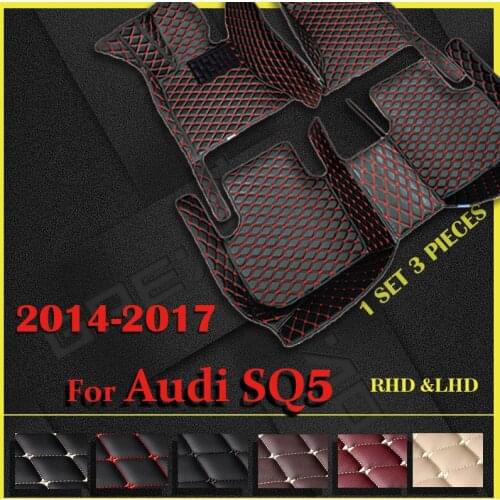 Car floor mats for AUDI SQ5 2014 2015 2016 2017 Custom auto foot Pads automobile carpet cover