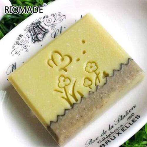 Flower Clear Handmade Soap Stamp Butterfly Transparent Natural Soap Stamps With Handle Acrylic Chapter Custom For Soaps Making
