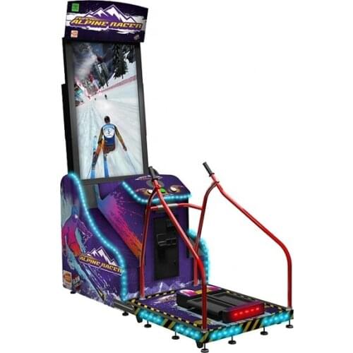 Coin Operated Kid arcade skiing game machine
