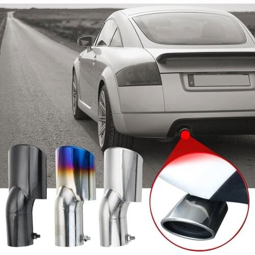 Rear Stainless Steel Exhaust Muffler End Tail Pipe Outlet Tips For Honda Civic 10th Gen 2016 2017 Black/Blue/Silver