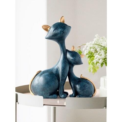 Creative Gift Decoration Nordic Modern Lucky Cat Home Decoration Furnishing Wine Cabinet TV Cabinet Entrance Desktop Decoration