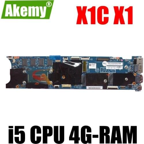 FOR Lenovo ThinkPad X1C X1 Carbon 2014 Laptop motherboard 12298-2 48.4LY07.021 With i5 CPU 4G-RAM 00HN774 00HN766 00HN762 Tested