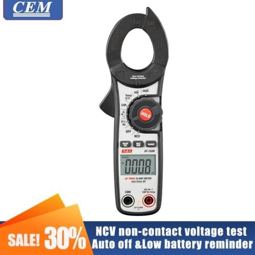 CEM DT-350H / DT-351H / DT-356H Multi-Function Clamp Type Automatic Digital Display True RMS Electric AC And DC Multimeter