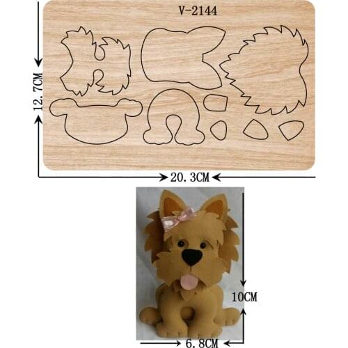 New Dog wooden dies cutting dies for scrapbooking Multiple sizes V-2144