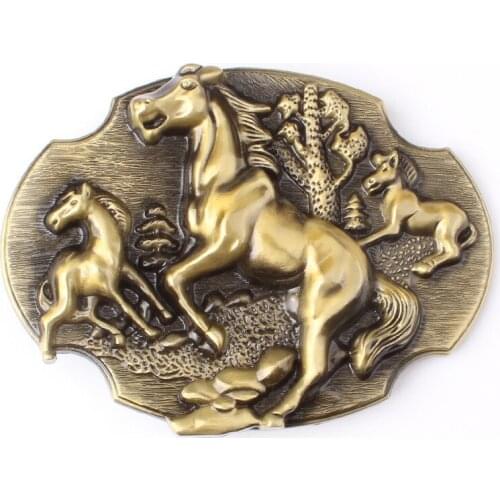 Mustang belt buckle Horse theme belt buckle for 3.8cm belt waistband DIY Components