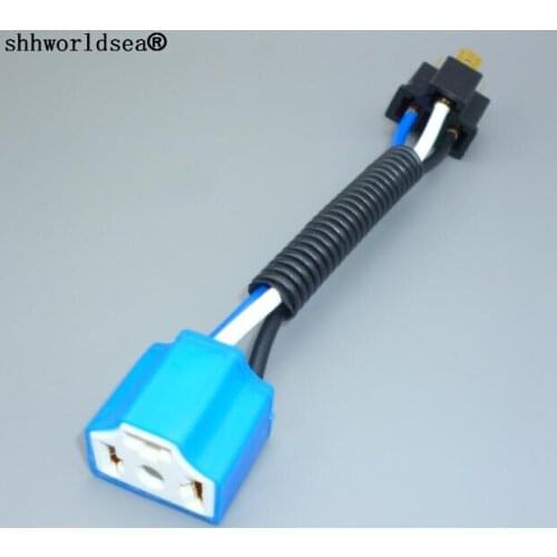 Shhworldsea 100pcs h4 9003 HB2 car excellent heat corrosion resistance right type bulb male female socket easy DIY