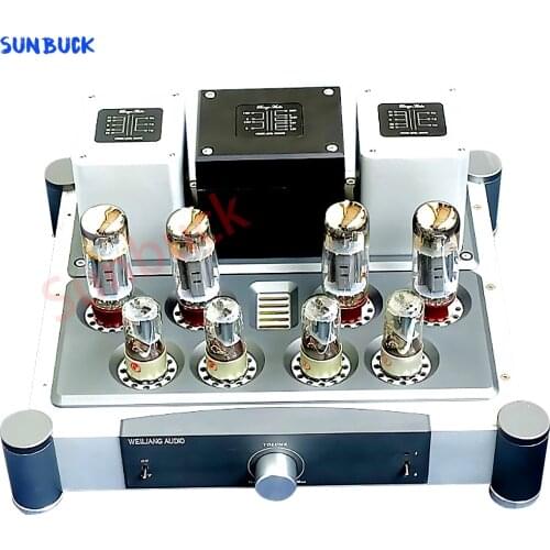 Sunbuck A40X2 6H8C 6SN7 push-pull EL34 Tube amplifier power 40W 2.0 HIFI Amplifier