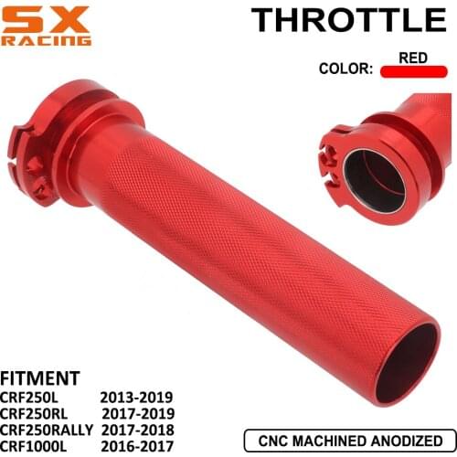 Motorcycle CNC Throttle Twist Tube For HONDA CRF250L 2013-2019 CRF250RL 2017-2019 CRF250RALLY 2017-2018 CRF1000L 2016-2017
