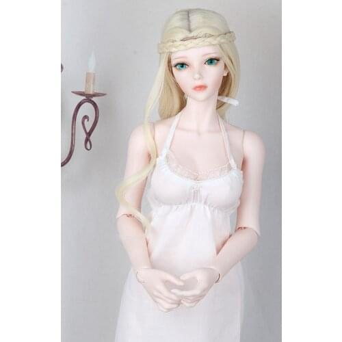 1/3 bjd wig Doll hair long blonde sd doll golden wave long curly goddess style Fairytale Myth
