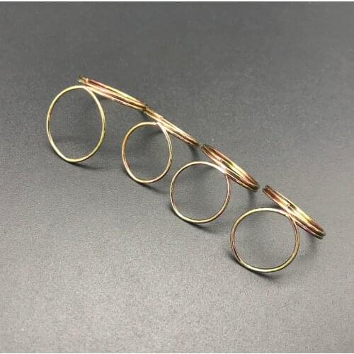 4Pcs/Set Adjustable Metal Thumb Finger Guitar Picks Forefinger Stretchable Pick Plectrum Guitar Bass Accessories