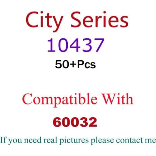 50Pcs 10437 Building Block Toy City Series 60032 Assembled Building Block Childrens Toy Gifts