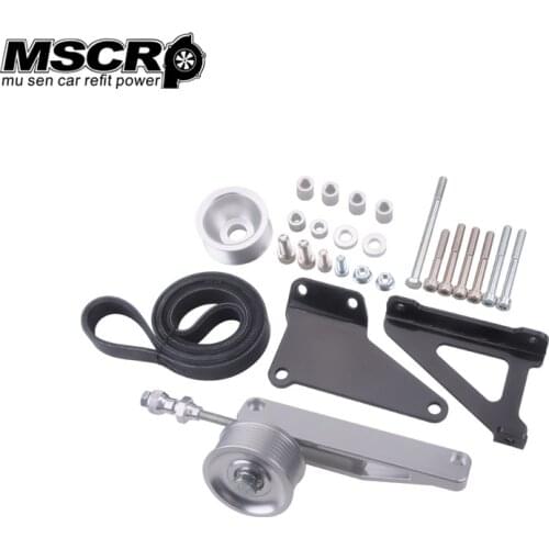 A/C & P/S Eliminator Delete Pulley Kit for Honda/Acura K20 K24 Engines