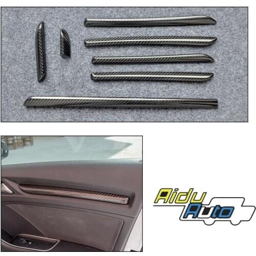 AIDUAUTO aftermarket FOR A3/S3/RS3 8V FACELIFT INTERIOR CARBON fiber SET 7 PIECES LHD RHD