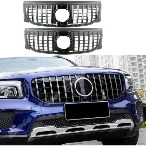 Car Front Racing Bumper Grille Upper Vent Bar Grill Cover For Mercedes-Benz GLB-Class X247 2020 2021 General
