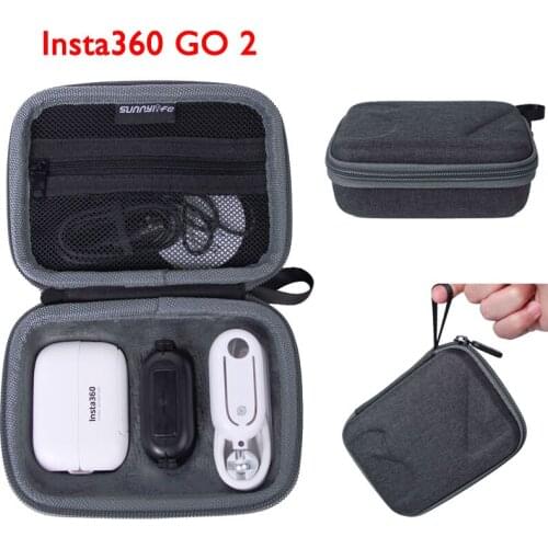 Insta360 GO 2 Carrying Case Waterproof Hard Cover Shell Handbag Travel Bag For Insta360 Go 2 Sports Camera Accessories