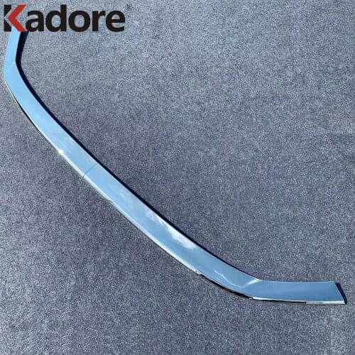 For Honda JAZZ 2020 2021 ABS Chrome Front Bumper Grill Cover Trim Protect Strip Accessories car decoration