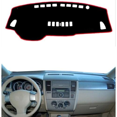 For Nissan Tiida Latio Versa Trazo 2004 2005-2009 2010 2011 Dashmat Dashboard Cover Mat Pad Dash Sunshade Carpet Car Accessories