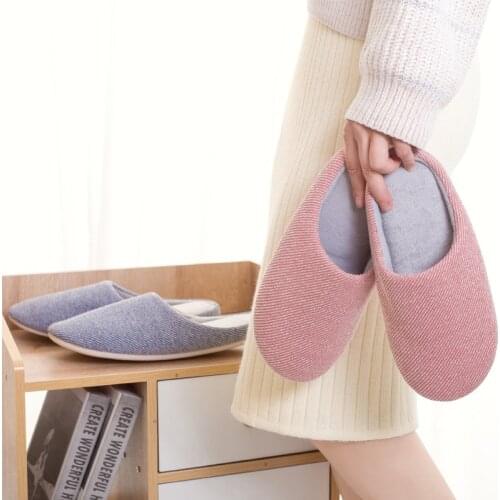 SunNY Everest slipper winter women floor slipper couple indoor home soft sole men cotton shoes family mute non-slip
