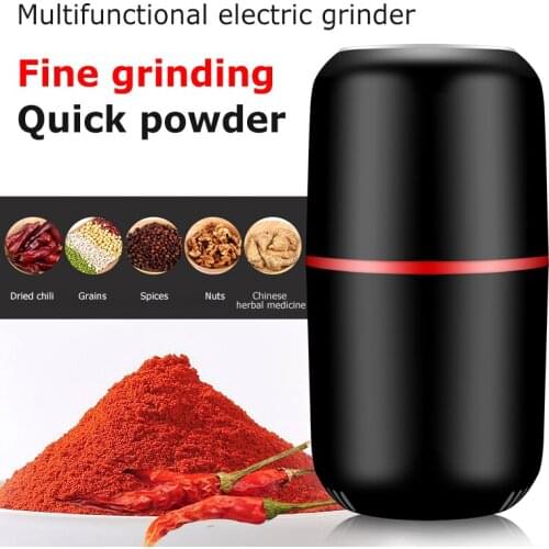 Electric Coffee Grinder Multifunction Kitchen Salt Pepper Grinder Household Grains Grinder Beans Herbs Spice Nuts Mill Machine