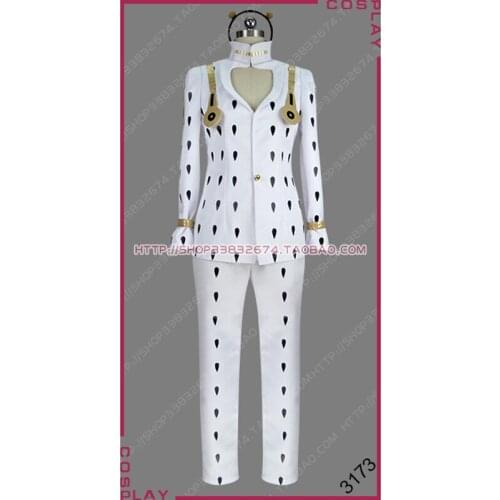 JoJos Bizarre Adventure: Golden Wind Vento Aureo Passione Team Bucciarati Bruno Bucciarati Outfit Anime Cosplay Costume S002