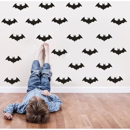 Cool Little Cartoon Hero Vinyl Wall Sticker , Removable Boys Room Decoration Superhero Art Wall Decals