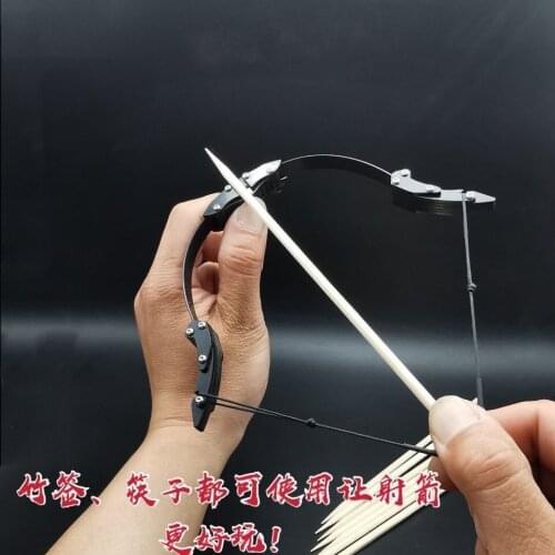 Mini archery metal arrow recurve bow hunting recurve bow and arrow set left hand black hunting bow
