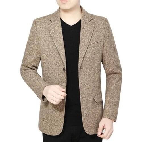 Men wedding suit British style Mens Blazers button fashion top coat mens suits blazers