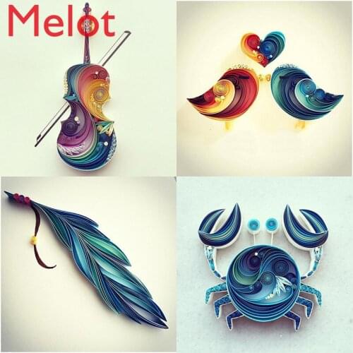 Paper Quilling Tool Set Beginner Manual Paper Quilling Drawing Line Draft Violin Material Package Manual DIY Paper Quilling