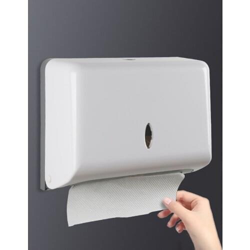 1pcs Wall-mounted Tissue Box High capacity Waterproof tissue box Paper Container for Hotel Home Bathroom Organizer black white