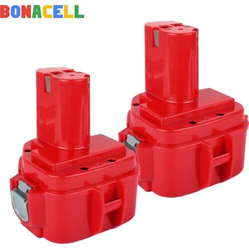 Bonacell 12V 3000mAh NI-MH Battery for Makita 12V PA12 1220 1222 192598-2 1233S 1233SB 1235 1233S 6270D 6271D 6317D 6227D