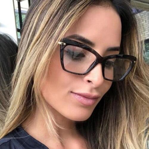 2021 New Fashion Jelly Retro cats eye plastic frame Glasses Frames Women Trending Styles Brand Optical Computer Glasses