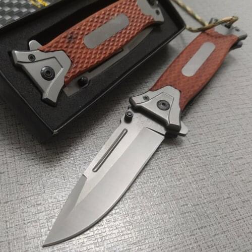 Damascus Knives Folding Knife Pipe Cutter Pocket Knives Multi-function Portable Outdoor Practical Camping Survival Tools Knifes