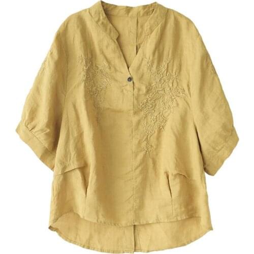 NUFASLOS Yellow Blouses